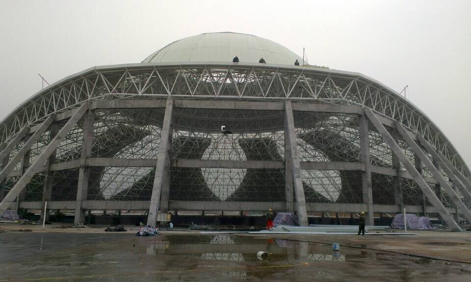 滕州温泉馆网架工程